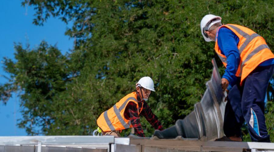 Professional metal roof installation in Rock Island, IL